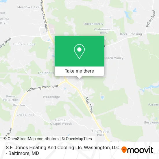 S.F. Jones Heating And Cooling Llc map