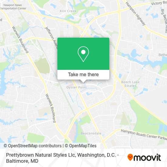 Prettybrown Natural  Styles Llc map