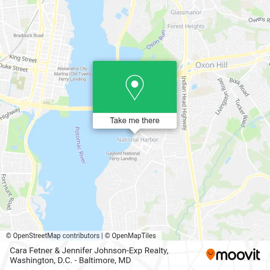 Cara Fetner & Jennifer Johnson-Exp Realty map