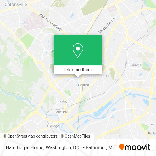 Halethorpe Home map
