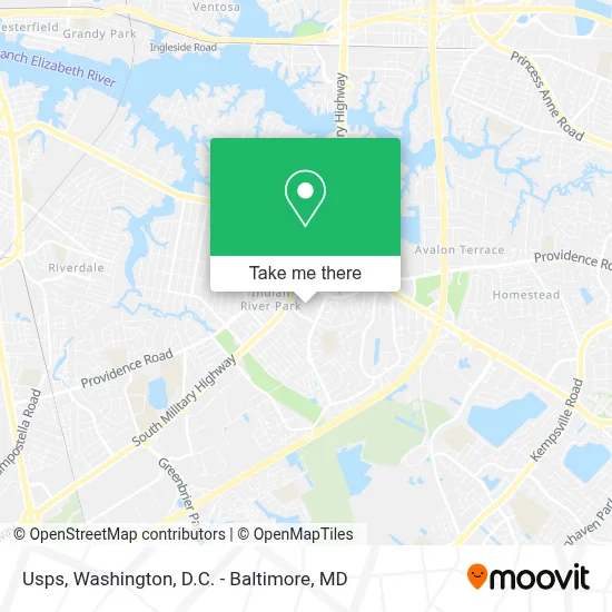 Usps map