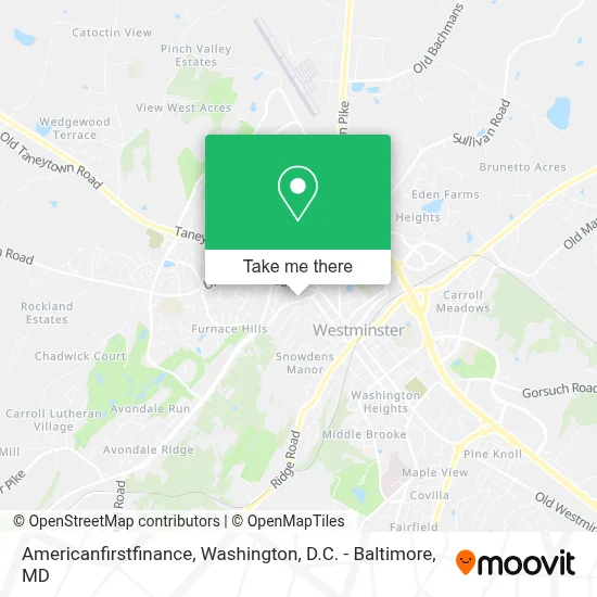 Americanfirstfinance map