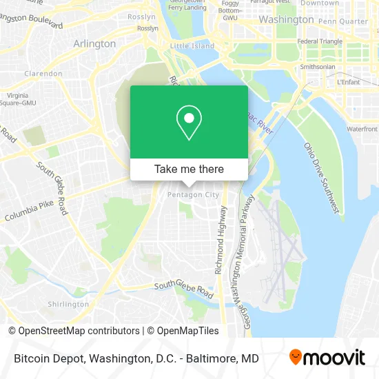 Bitcoin Depot map