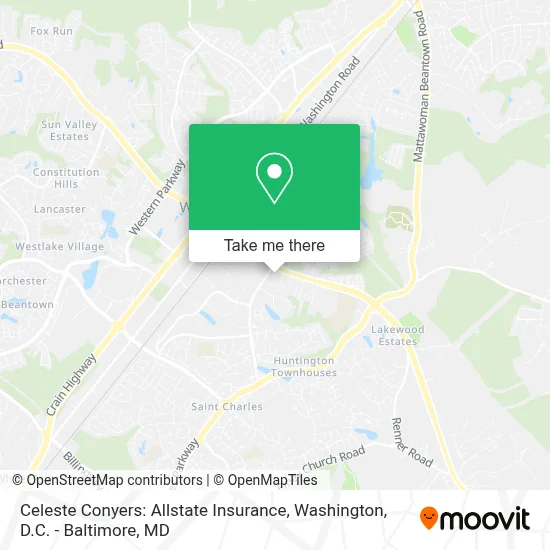 Celeste Conyers: Allstate Insurance map
