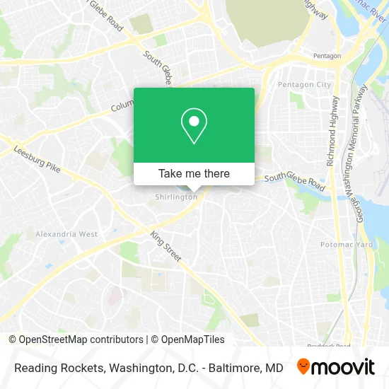 Reading Rockets map