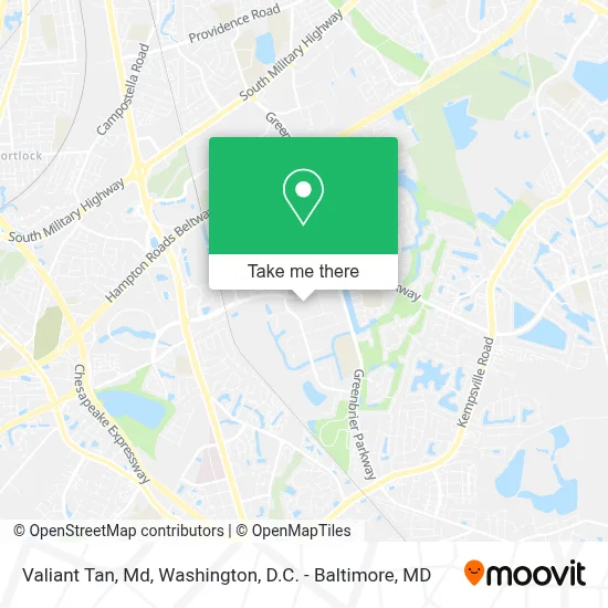 Valiant Tan, Md map