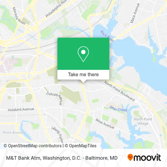 M&T Bank Atm map