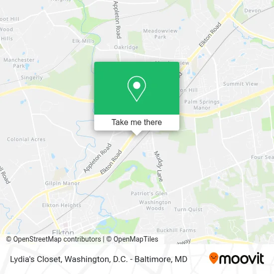 Lydia's Closet map