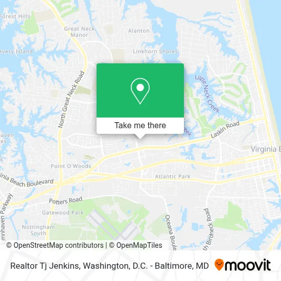 Realtor Tj Jenkins map