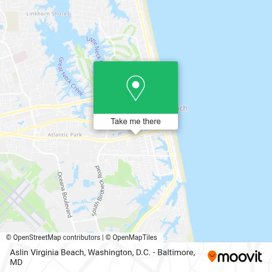 Aslin Virginia Beach map