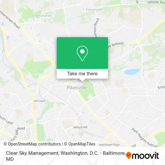Clear Sky Management map