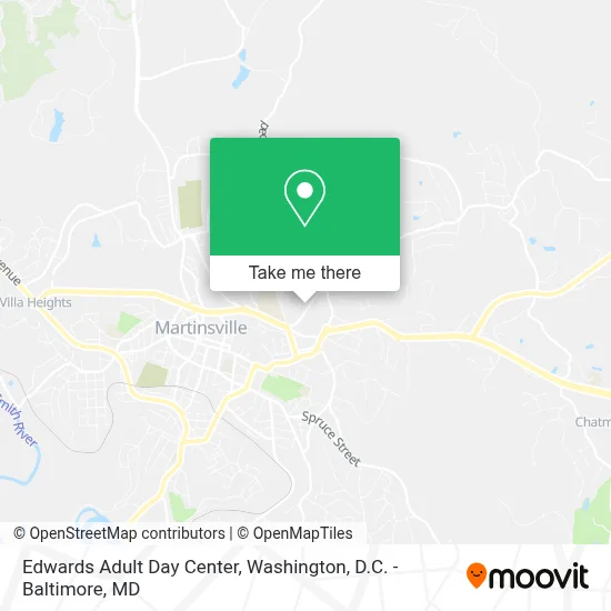 Edwards Adult Day Center map