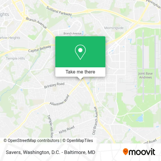 Savers map