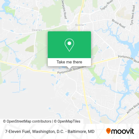 7-Eleven Fuel map