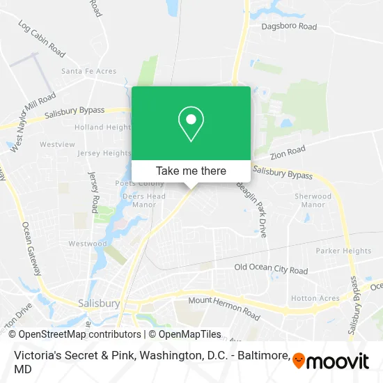 Victoria's Secret & Pink map