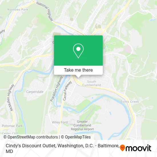 Cindy's Discount Outlet map