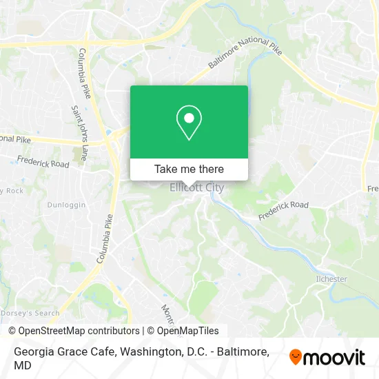 Georgia Grace Cafe map
