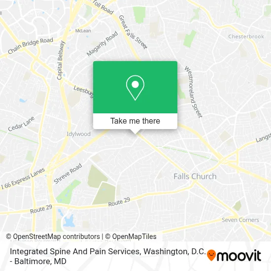 Integrated Spine And Pain Services map