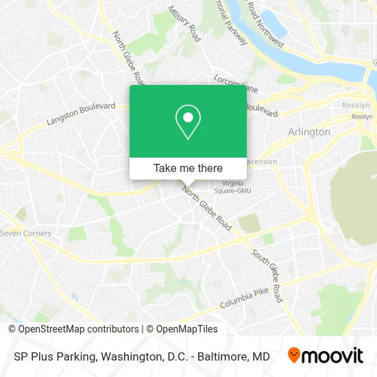 SP Plus Parking map