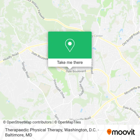 Therapaedic Physical Therapy map
