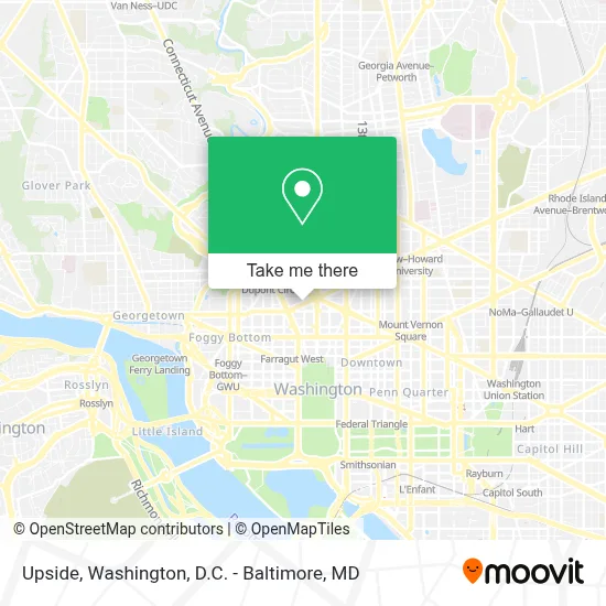 Upside map