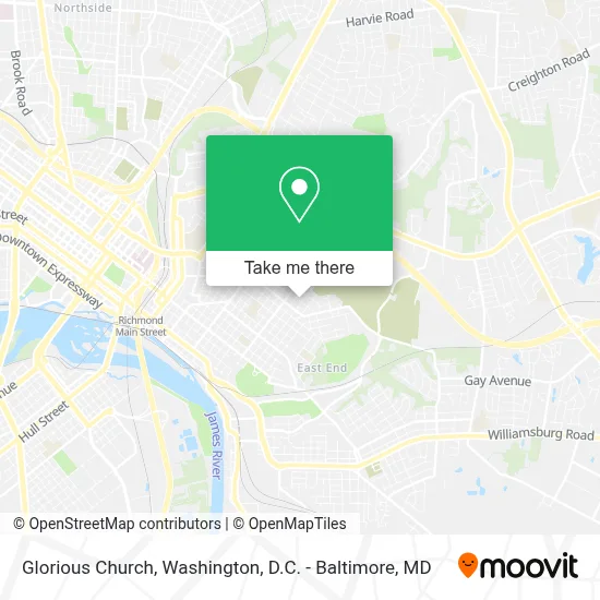 Glorious Church map