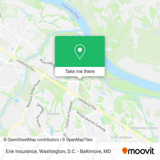 Erie Insurance map