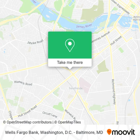 Wells Fargo Bank map