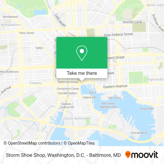 Storm Shoe Shop map