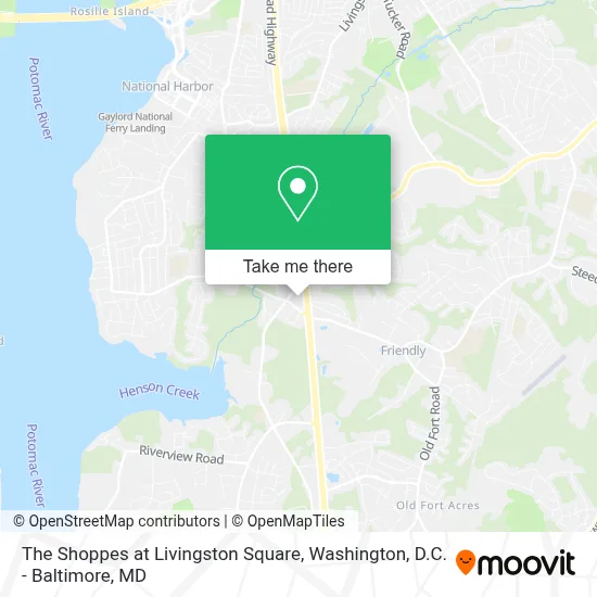 The Shoppes at Livingston Square map