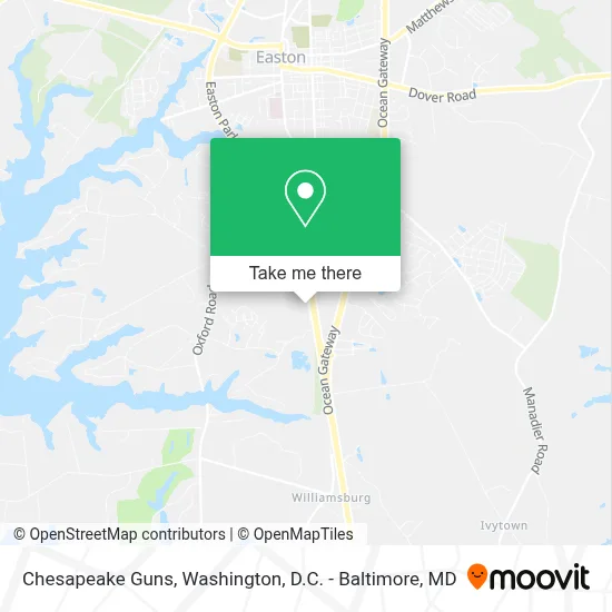 Chesapeake Guns map