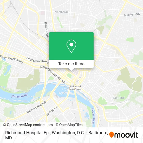 Richmond Hospital Ep. map
