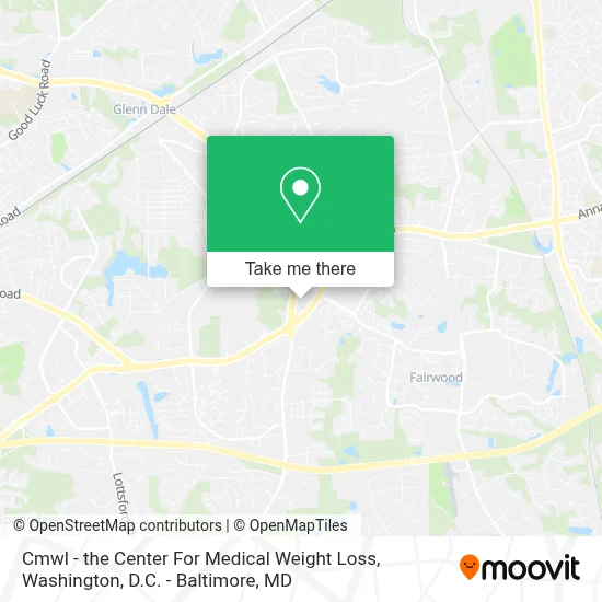 Cmwl - the Center For Medical Weight Loss map