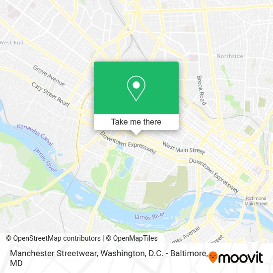 Manchester Streetwear map