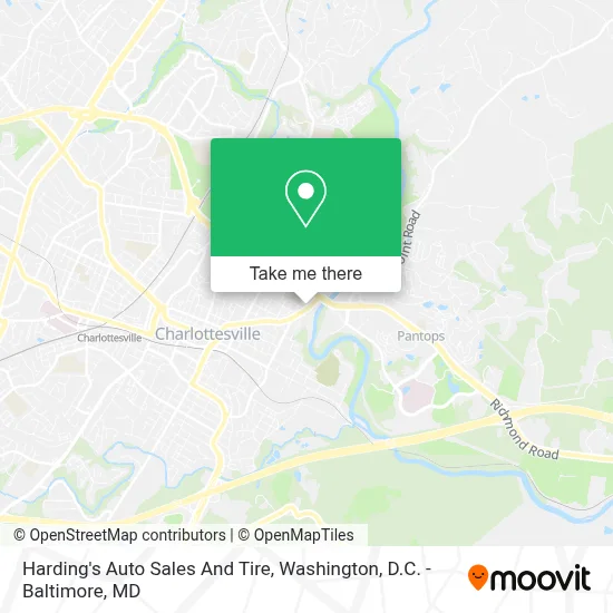 Harding's Auto Sales And Tire map