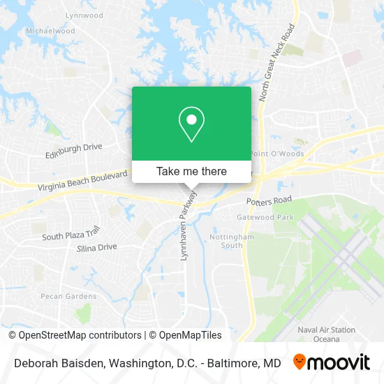 Deborah Baisden map
