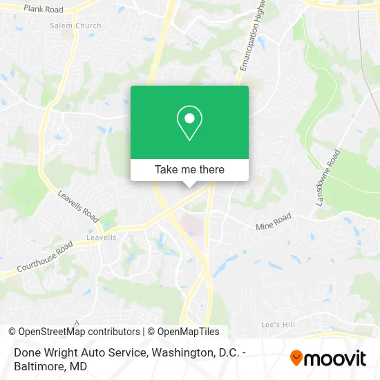 Done Wright Auto Service map
