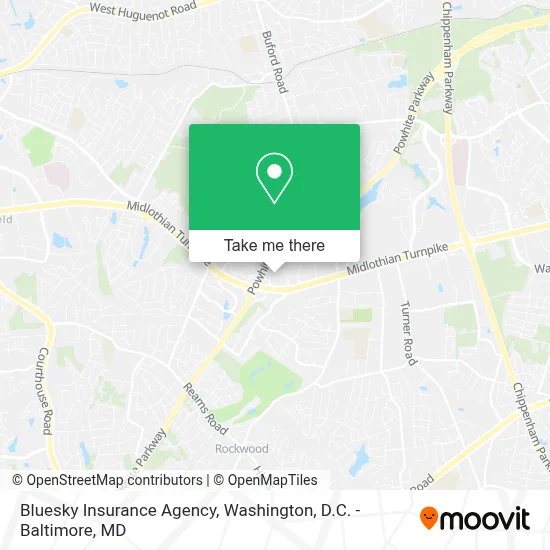 Bluesky Insurance Agency map