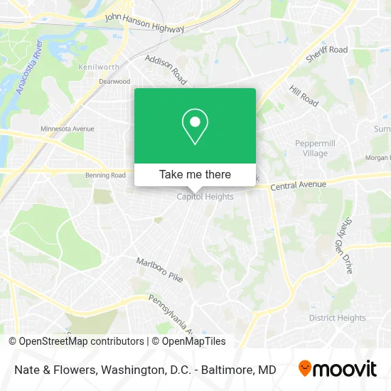 Nate & Flowers map