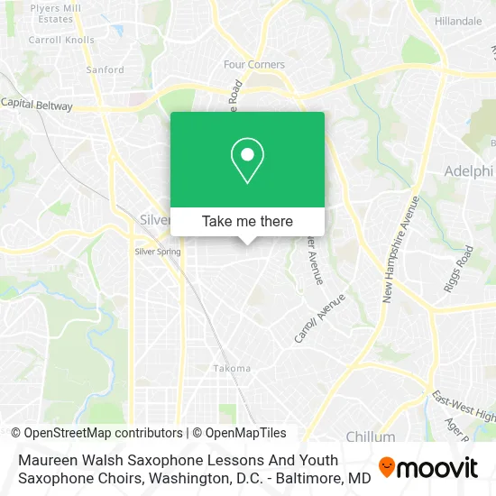 Maureen Walsh Saxophone Lessons And Youth Saxophone Choirs map