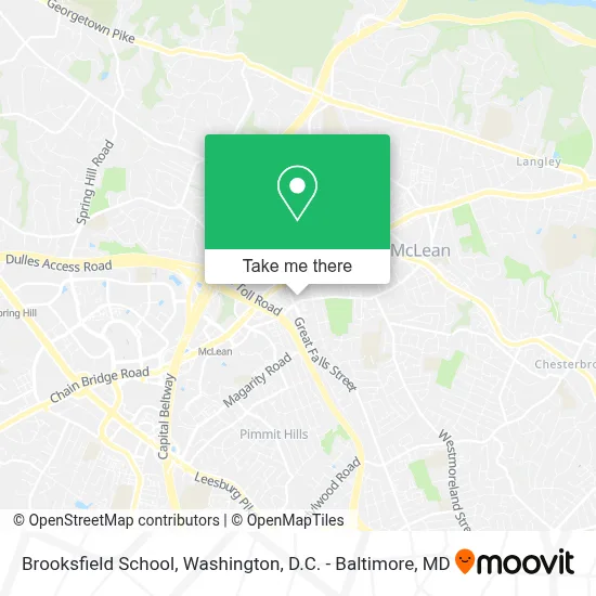 Brooksfield School map