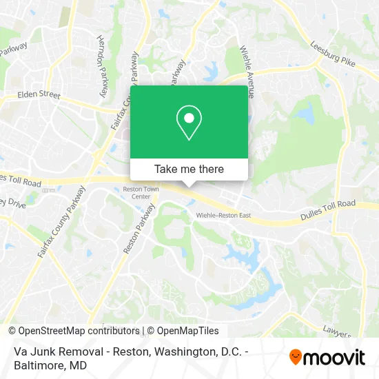 Va Junk Removal - Reston map