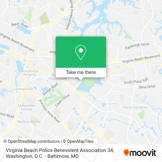 Virginia Beach Police Benevolent Association 34 map