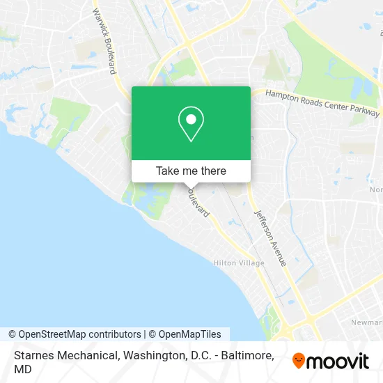 Starnes Mechanical map