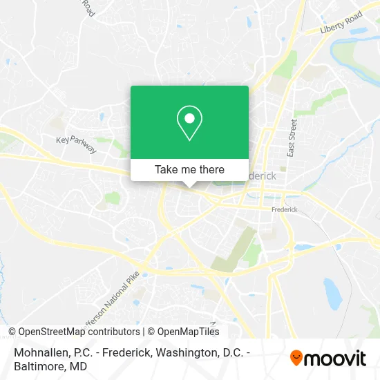Mohnallen, P.C. - Frederick map