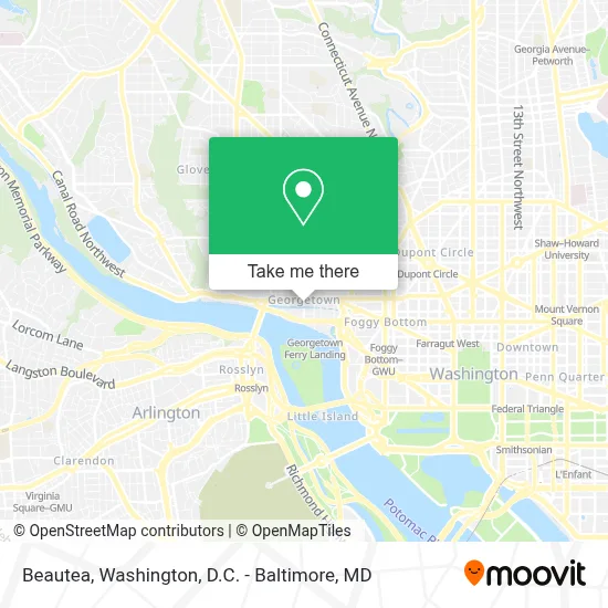 Beautea map