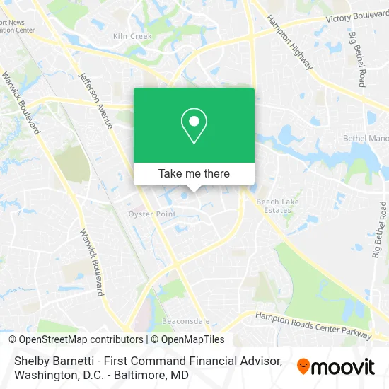 Shelby Barnetti - First Command Financial Advisor map