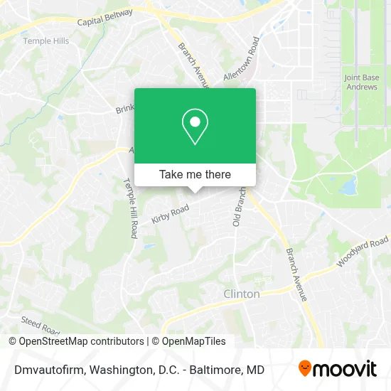 Dmvautofirm map