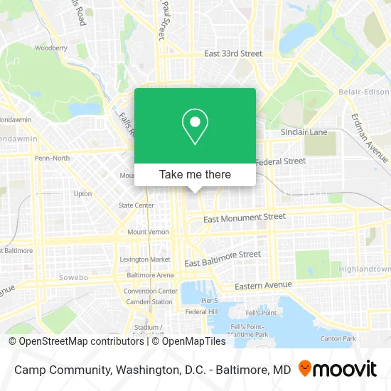 Camp Community map