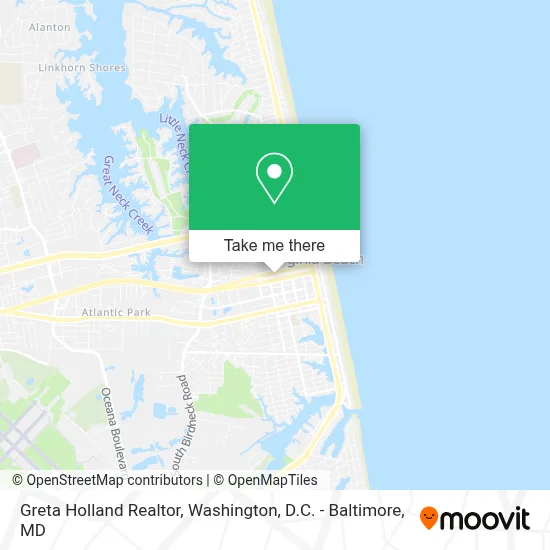 Greta Holland Realtor map